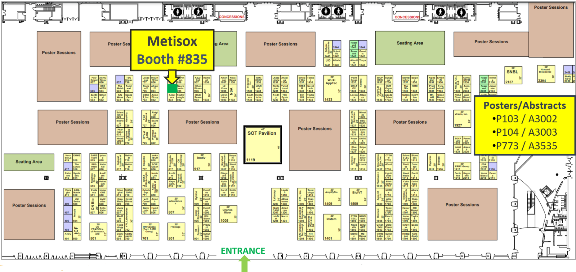 Floor plan with Booth 2024